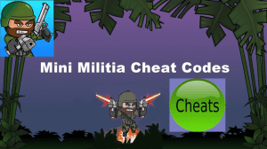 mini militia cheat codes