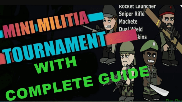 Mini Militia Tournament with Complete Guidelines 2023