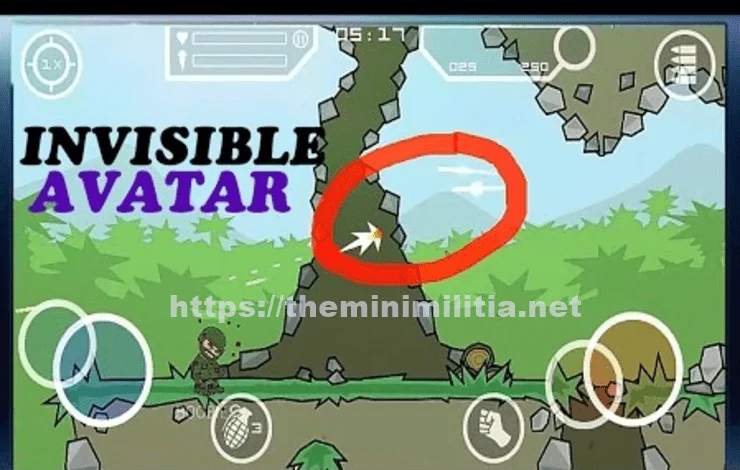 mini militia invisible mod apk